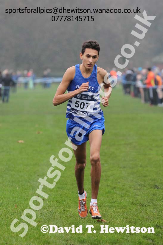 Men's under-17s European Cross Country Trials, Sefton Park, Liverpool. Photo: David T. Hewitson/Sports for All Pics
